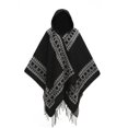 thumbnail image 1 of Cavosen Wraps for Evening Dresses Knit Elegant Wraps Stripe Soft Thicken Warm Open Front Scarves Oversized Winter Everyday Wear, 1 of 2