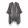 thumbnail image 1 of Cavosen Wraps for Evening Dresses Tassel Elegant Shawls Solid Soft Thicken Warm Open Front Scarves Casual Fall Everyday Wear, 1 of 5
