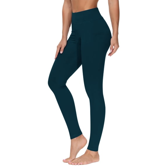 Cavosen Yoga Leggings for Women Green Elastic Waisted Butt Lifting Long Pants Fitness Exercise Running Tight Seamless Solid Skinny Yoga Pants Workout Athletic Trousers Activewear S