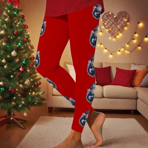 Cavosen Yoga Pants for Women Christmas Funny Graphic Print Butt Lifting ...