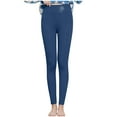 thumbnail image 1 of Cavosen Yoga Scrub Pants Women Fleece Stretch Yoga Leggings Solid Elastic Waist Sweatpants Thickened Winter Pants, 1 of 9