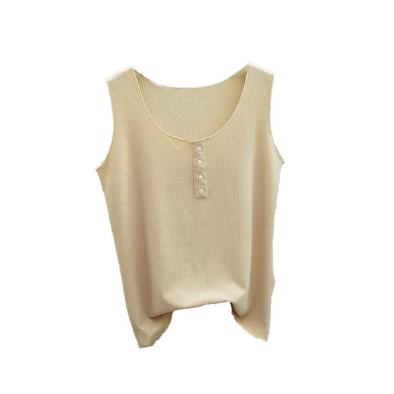Cavosen Yoga Tops Activewear Workout Crew Neck Sleeveless Top Solid Lightweight Basic Cami Tank Soft Summer Going Out Tops