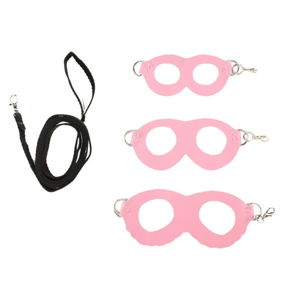 Cavy， Petaurus Breviceps Harness Leash Set 3 Pcs Training Walking Gear Small Animal Adjustable Traction Ropes Vest For Squirrels Hamsters ( In 3 Colors ) Barf Accessories Dog Accessories Puppies Dog