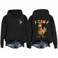 thumbnail image 1 of Caw Hoodie Chicken Sweatshirt Funny Chicken Shirts Unisex, 1 of 7