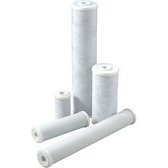 Caware BCBC-20(5) 5 Micron 20 inch x 4 1/2 inch Coconut Shell Carbon Block Filter Cartridge