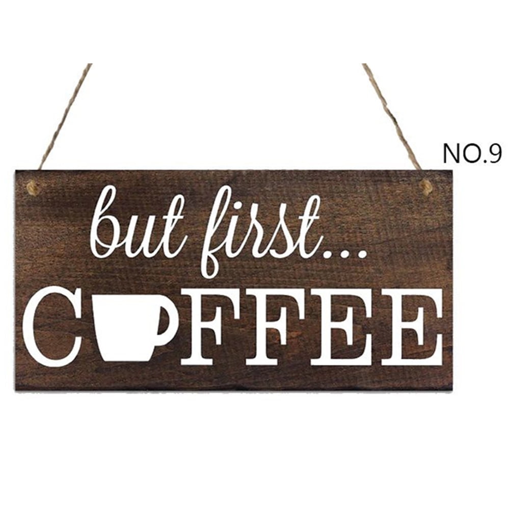 Cawbing Coffee Bar Signs for Wall Decor - Coffee Signs for Coffee Station, Vintage Coffee Sign Decor for Kitchen, Small Coffee Decorations for Coffee Bar Accessories