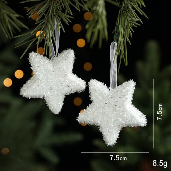 Christmas Tree Cawbing Glitter Decoration Crystal Christmas Pendant Christmas Holiday Decoration Pendant Dream Crystal Christmas Pendant