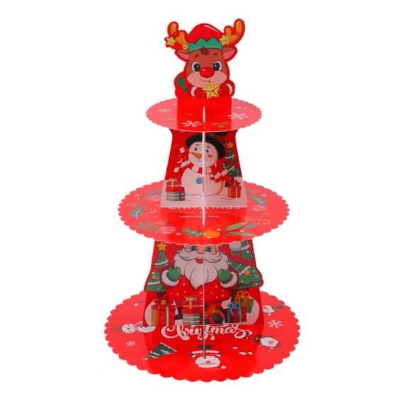 Cawbing Halloween Christmas Pumpkin Party Cake Stand Paper Macaroon Display Stand for Party Decor