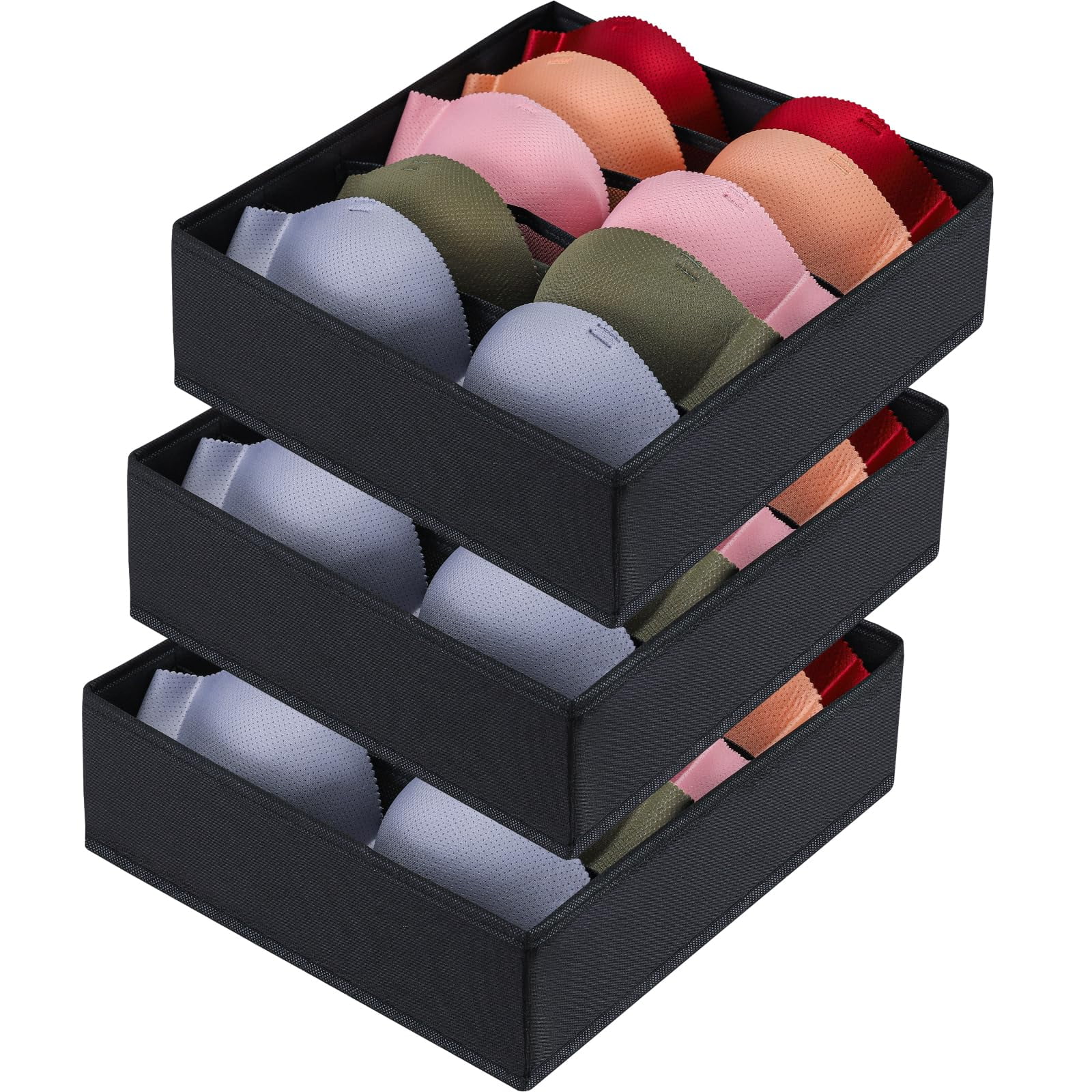 Cawek Bra Storage Drawers EC36 Organizer for Clothing Underwear Drawer