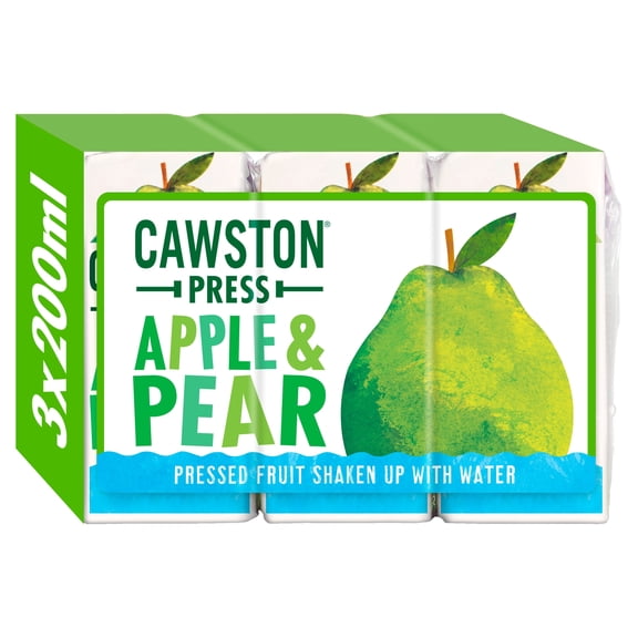 Cawston Press Apple & Pear 3X200ml, Imported from Britain