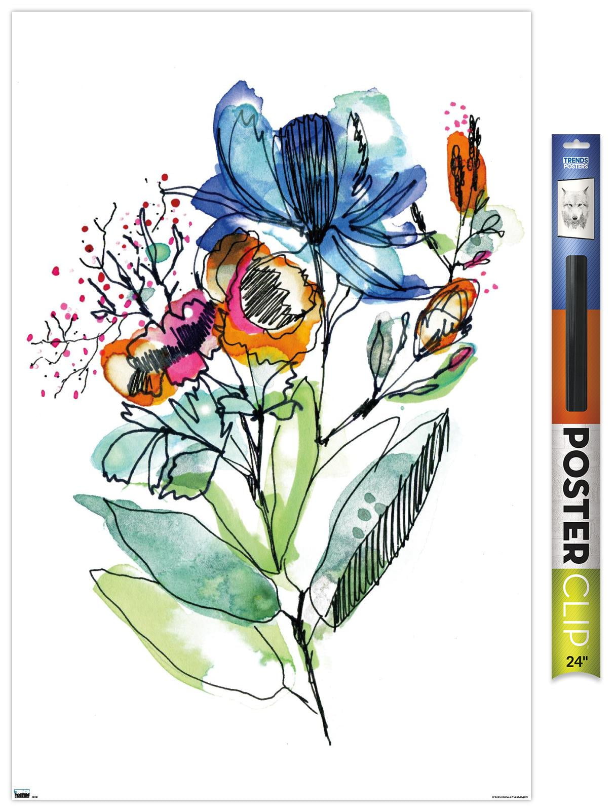 Cayena Blanca - Flowers Wall Poster, 22.375" x 34"