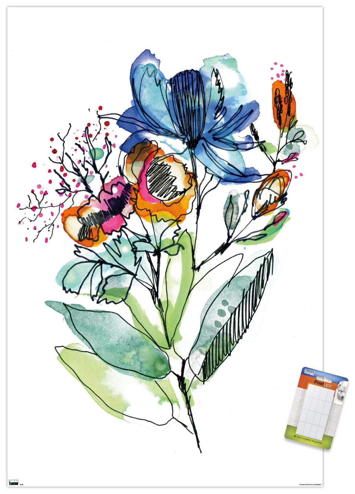 Cayena Blanca - Flowers Wall Poster, 22.375" x 34"