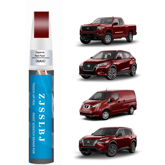 Cayenne Red Pearl(NAH) Touch up Paint Compatible with Nissan, Premium Car Scratch Remover for Deep Scratches, Car Paint Pen Scratch Repair Two-In-One Touch Up Paint