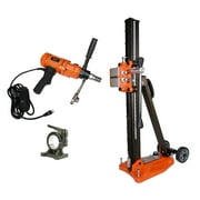 Cayken 6 Diamond Core Drill Rig with 580F Adjustable Angle Vacuum Plate Stand