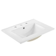 Cayman 24" Bathroom Sink White