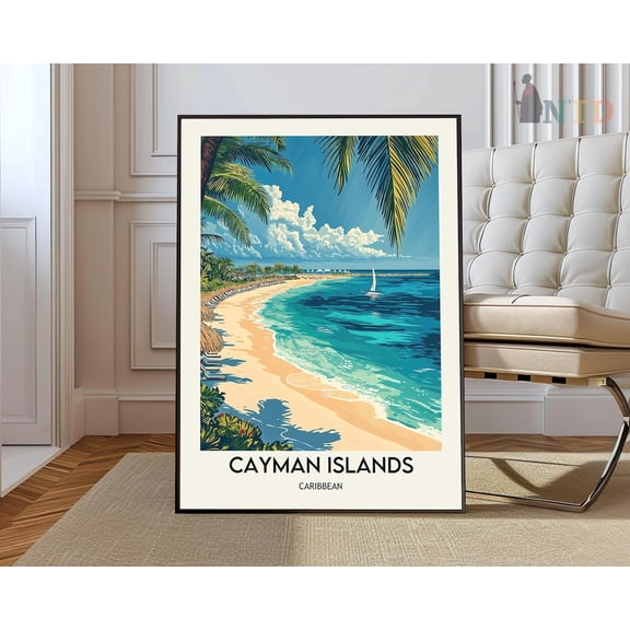 Cayman Islands Caribbean Poster Unframed Paper Print