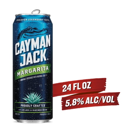Cayman Jack Margarita, 24 fl oz Can, 5.8% ABV