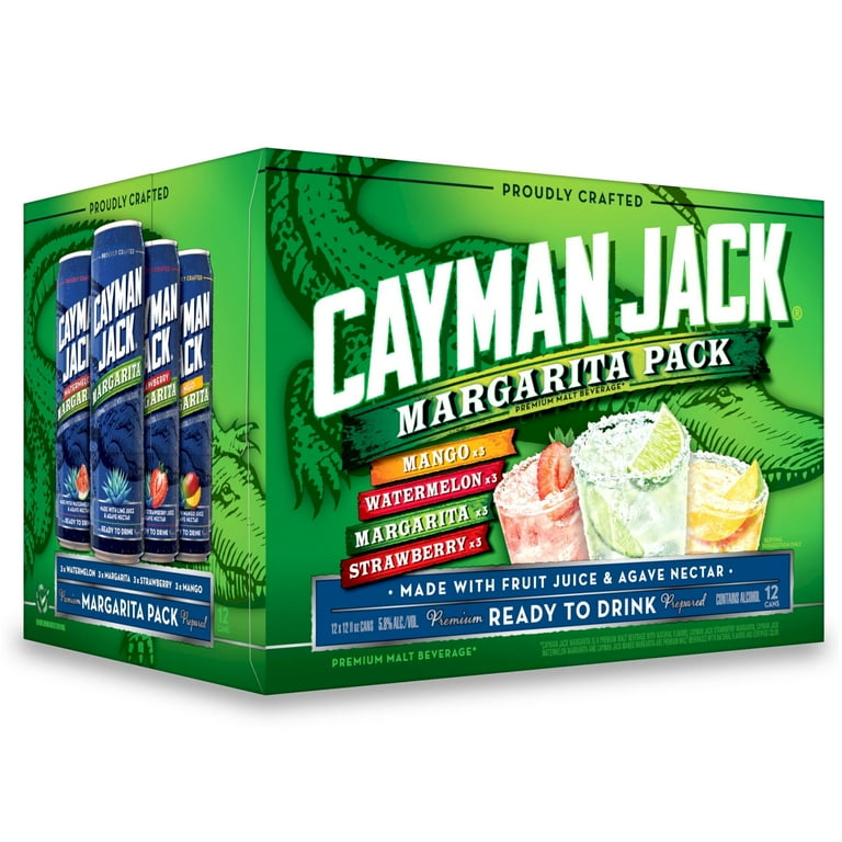 Cayman Jack Margarita Variety Pack, 12 Pack, 12 fl oz Cans Cayman Jack Margarita Variety Pack, 12 Pack, 12 fl oz Cans