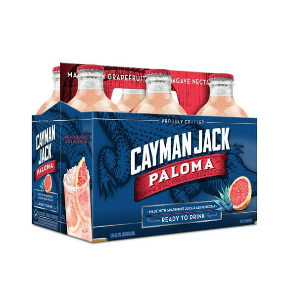 Cayman Jack Paloma Cocktail, 6 Pack, 11.2 fl oz Bottles, 5.8% ABV