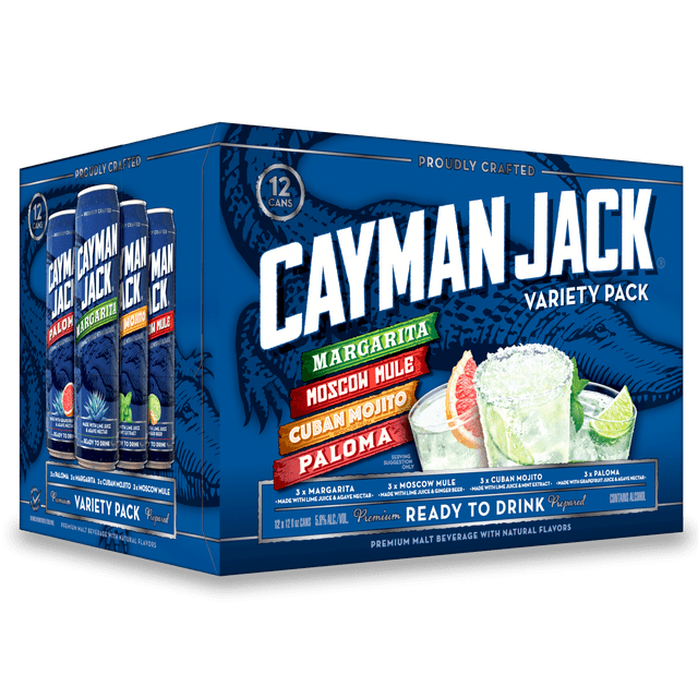 Cayman Jack, Variety Pack, 12 Pack, 12 fl oz Cans, 5.8% ABV - Walmart.com