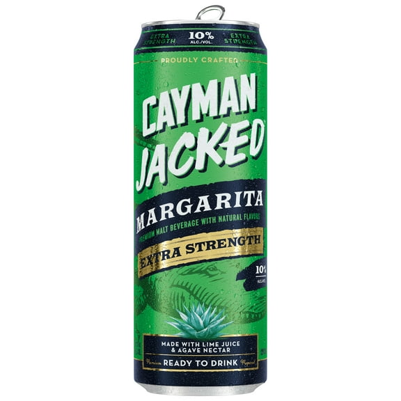 Cayman Jacked Margarita, 19.2 fl oz Can, 10% ABV