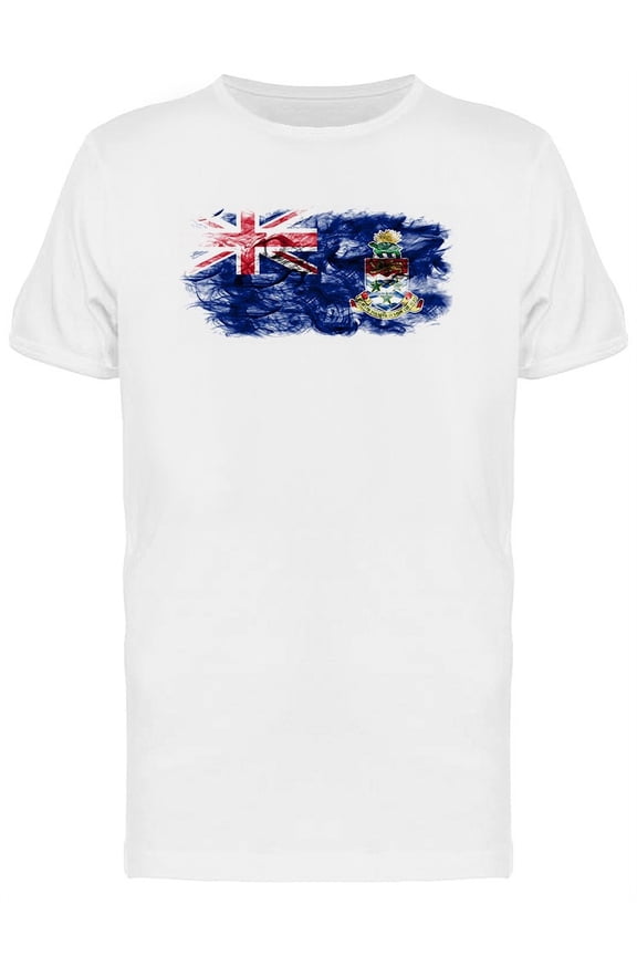 Cayman Smoky Flag T-Shirt Men -Image by Shutterstock, Male x-Large