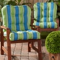 thumbnail image 1 of Cayman Stripe Outdoor Chair Cushion (2-pack), 1 of 7