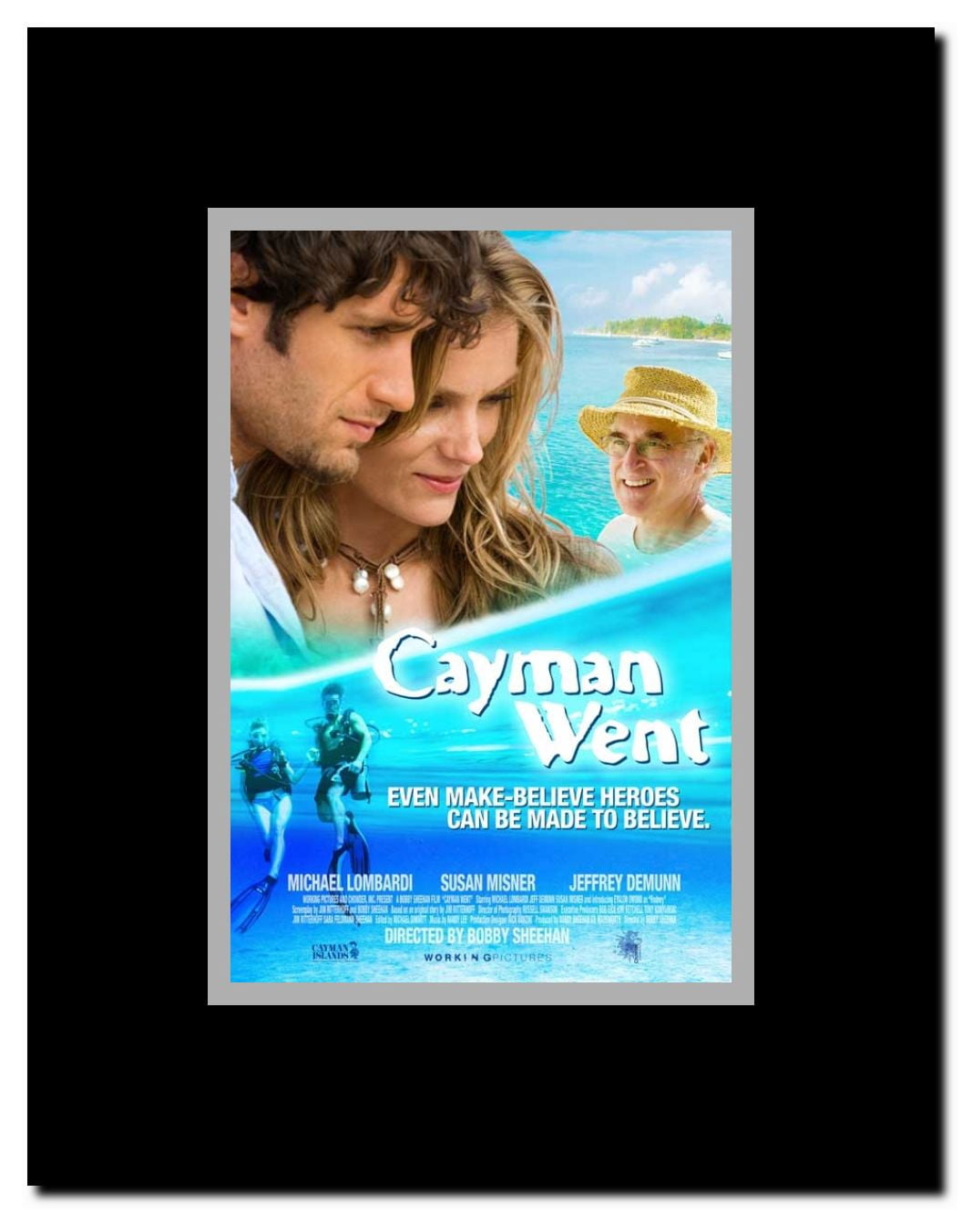 Cayman Went Framed Movie Poster
