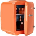 thumbnail image 1 of Caynel 4-Liter/6 Can Portable Mini Fridge with Warming Function,Orange, 1 of 9