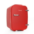 thumbnail image 1 of Caynel 4-Liter/6 Can Portable Mini Fridge with Warming Function, Red, 1 of 8
