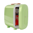 thumbnail image 1 of Caynel 5L Portable Retro Mini Fridge 6-can Mini Refrigerator,Green, 1 of 6