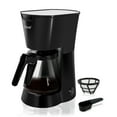 thumbnail image 1 of Caynel Black 5-Cups Programmable Coffee Machine With with Large Removable 25 oz Water Tank, 1 of 8