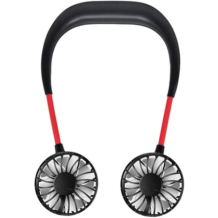 Caynel Portable Hands-free Neck Fan With Up to 8H Long Working Time and 4 Speeds, Natural Wind Mode, 360° Adjustable for Sports, Home, Office, Travel