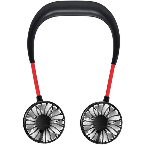 Caynel Portable Hands-free Neck Fan With Up to 8H Long Working Time and 4 Speeds, Natural Wind Mode, 360° Adjustable for Sports, Home, Office, Travel