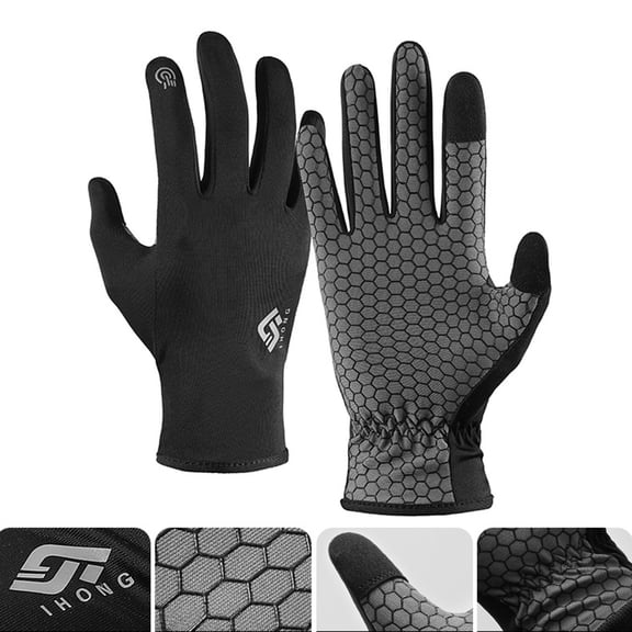 Caywon Baseball Batting Gloves for Adult,Grip Breathable Softball Batting Gloves Fit Men Waterproof Winter Gloves-Touchscreen Thermal Sports Youth Field Gloves