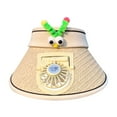 thumbnail image 1 of Caywon Kids Wide Brims Cool Hat Solar Powered Fan System Adjustable Chin Strap Sun Protection Lightweight Hat Outdoor Play Necessary Summer Activity Gear Beige, 1 of 3