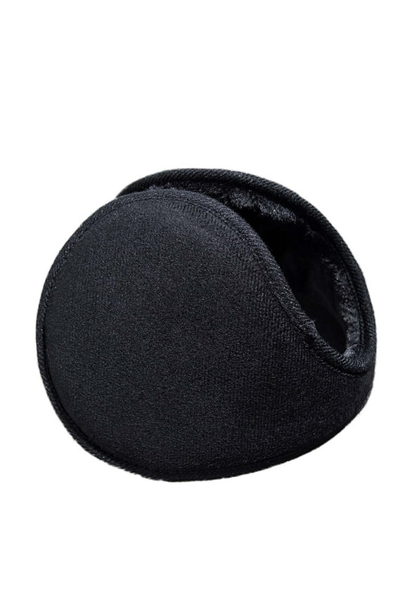 Men's Solid Color Winter Ear Protection Warm Earmuffs Ear Warmers Plushes Earmuffs Durable Plushes Material Suitable for Men's Daily Winter Outdoor Use