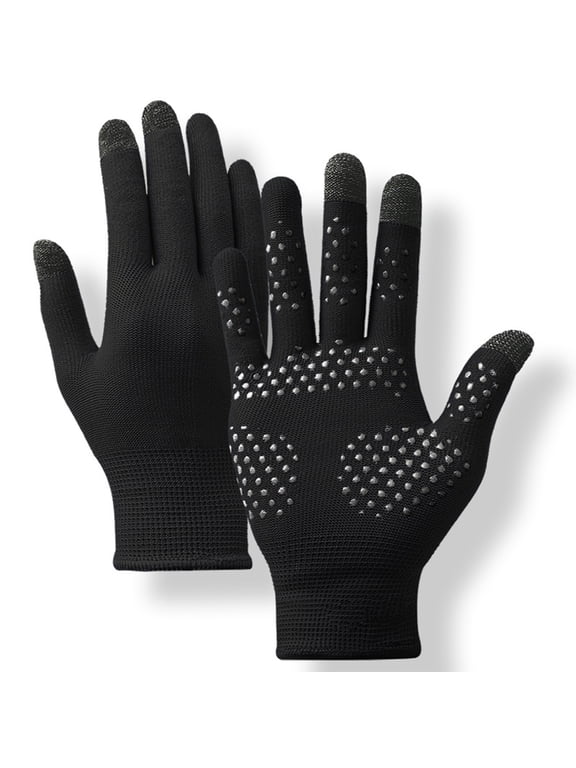 Men's Sun Protection Gloves Sports Breathable Gloves Unisex Touchscreen Ice Sleeves Knitted Gloves Comfortable Practical Summer Accessory