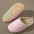 thumbnail image 1 of Caywon Men's Women's Fashion Casual Home Indoor Spring Autumn Quiet Soft Sole Couple Wooden Floor Silent Slippers Non-Slip Sole for Noiseless Indoor Daily Use, 1 of 3