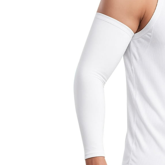 Caywon Plus Size Arm Sleeves,UV Sun Protection Cooling Sports Arm Cover Compression UV Protection Cooling Arm Sleeves Compression Sun Sleeves for Men Women Youth for Men Women