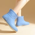 thumbnail image 1 of Caywon Rain Boots Women and Men Non-Slip Waterproof Rubber Boots Casual Classic Ankle Boots Durable Rain Shoes Mud Rubber Booties for Work PVC Garden Shoes, 1 of 7