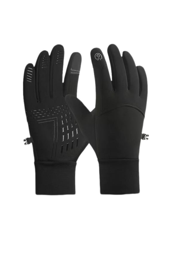 Ride Windproof Winter Padded Cycling Gloves Full Finger Breathable Biking Gloves Thermal Cold Weather Bike Riding Gloves