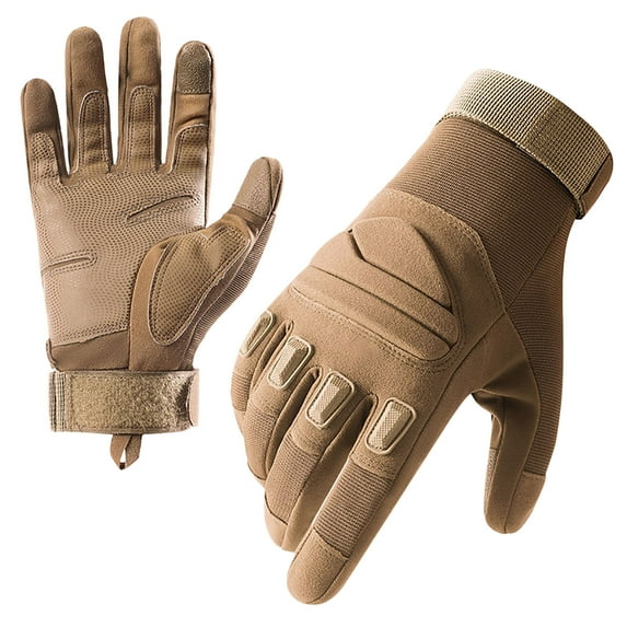 Caywon Ride Windproof Winter Padded Cycling Gloves Full Finger Breathable Biking Gloves Thermal Cold Weather Bike Riding Gloves