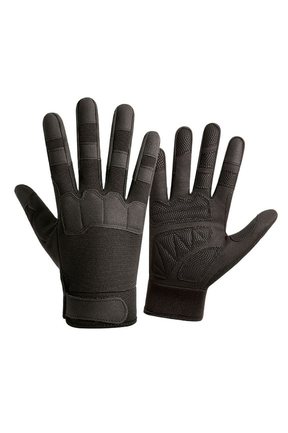 Ride Windproof Winter Padded Cycling Gloves Full Finger Breathable Biking Gloves Thermal Cold Weather Bike Riding Gloves