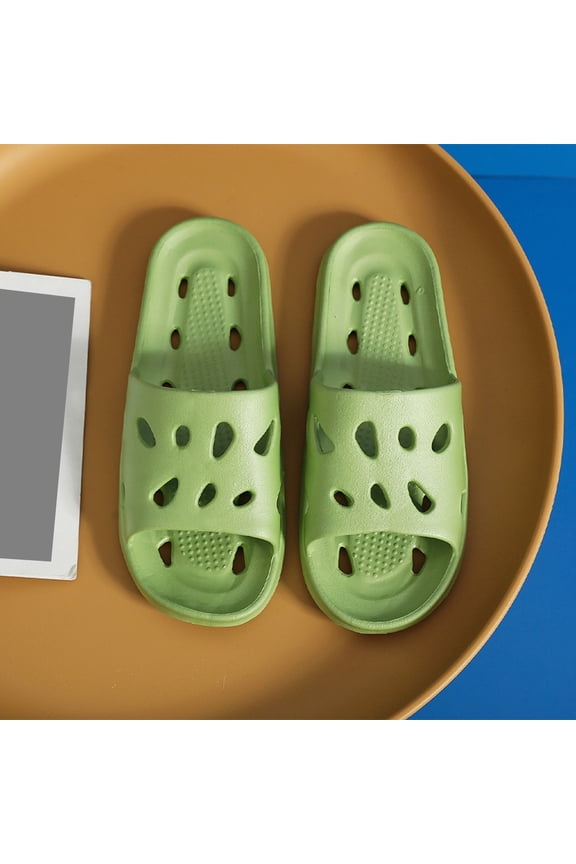 Shower Shoes Quickly Dry Non-Slip Women Slippers Sandals Men Bathroom Flip-Flops for Dorm Shower Sandals Slides Pool Gym