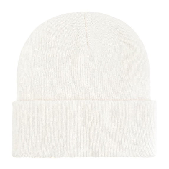 Caywon Solid Color Versatile Knit Hat Beanie Warm Winter Headwear Soft Comfortable Daily Casual Wear Fashion Accessory Unisex Fit