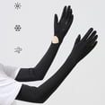 thumbnail image 1 of Caywon Summer-UV-Sun-Protection Gloves Long Driving-Gloves Sunblock Non Slip Full Finger Outdoor Arm Gloves for Women Cycling, 1 of 2