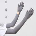thumbnail image 1 of Caywon Summer-UV-Sun-Protection Gloves Long Driving-Gloves Sunblock Non Slip Full Finger Outdoor Arm Gloves for Women Cycling, 1 of 2