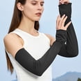 thumbnail image 1 of Caywon UV Sun Protection Arm Sleeves for Women,Cooling Sleeves Long Women for Outdoor Driving Cycling Summer Sun Hand Cover for Outdoor, 1 of 2