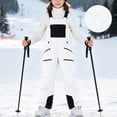 thumbnail image 1 of Caywon Warm Kids' Waterproof Ski Overalls with Adjustable Straps and Chest Pocket, One Piece Snowsuit for Boys and Girls Winter Sports, 1 of 9